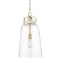 Millennium Lighting Lolla 12" Wide Pendant Vintage Brass