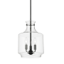 Millennium Lighting Mahannah 3 Light 11" Wide Taper Candle Pendant Matte Black