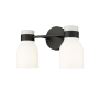 Millennium Lighting Corella 2 Light 14" Wide Vanity Light Matte Black