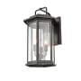 Millennium Lighting Ellis 3 Light 18" Tall Outdoor Wall Sconce Powder Coat Bronze