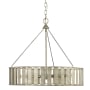 Millennium Lighting Stella 6 Light 24" Wide Drum Chandelier Antique Silver