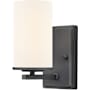 Millennium Lighting Verlana 9" Tall Wall Sconce Matte Black
