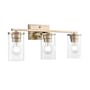 Millennium Lighting Verlana 3 Light 22" Wide Vanity Light Modern Gold