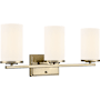Millennium Lighting Verlana 3 Light 22" Wide Vanity Light Modern Gold