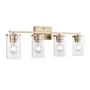 Millennium Lighting Verlana 4 Light 28" Wide Vanity Light Modern Gold