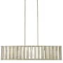 Millennium Lighting Stella 5 Light 39" Wide Linear Chandelier Antique Silver
