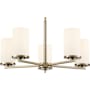 Millennium Lighting Verlana 5 Light 24" Wide Drum Chandelier Modern Gold