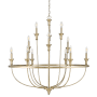 Millennium Lighting Emery 12 Light 40" Wide Taper Candle Style Chandelier Modern Gold