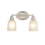 Millennium Lighting Amberle 2 Light 16" Wide Bathroom Vanity Light Brushed Nickel