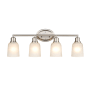Millennium Lighting Amberle 4 Light 28" Wide Bathroom Vanity Light Brushed Nickel