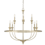 Millennium Lighting Emery 8 Light 34" Wide Taper Candle Style Chandelier Modern Gold