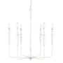 Millennium Lighting Savanne 6 Light 24" Wide Taper Candle Style Chandelier Textured White