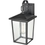 Millennium Lighting Fetterton 14" Tall Outdoor Wall Sconce Powder Coat Black