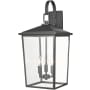 Millennium Lighting Fetterton 3 Light 24" Tall Outdoor Wall Sconce Powder Coat Black