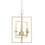 Millennium Lighting Nellis 4 Light 14" Wide Taper Candle Pendant Modern Gold