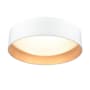 Millennium Lighting Rosata 20" Wide Flush Mount Drum Ceiling Fixture White