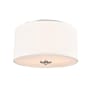 Millennium Lighting Guyten 2 Light 13" Wide Flush Mount Drum Ceiling Fixture Brushed Nickel