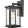 Millennium Lighting Bowton 12" Tall Outdoor Wall Sconce Powder Coat Black