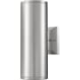 Millennium Lighting Vegas 2 Light 13" Tall Outdoor Wall Sconce with Cylinder Body and Frosted Glass Shades - ADA Compliant Aluminum