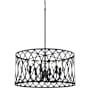 Millennium Lighting Arelyn 6 Light 23" Wide Pendant Matte Black