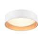 Millennium Lighting Rosata 16" Wide Flush Mount Drum Ceiling Fixture White