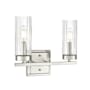 Millennium Lighting Iversen 2 Light 13" Wide Vanity Light Brushed Nickel