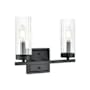 Millennium Lighting Iversen 2 Light 13" Wide Vanity Light Matte Black