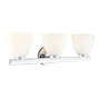 Millennium Lighting Apria 3 Light 24" Wide Vanity Light Polished Chrome