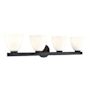 Millennium Lighting Apria 4 Light 33" Wide Vanity Light Matte Black