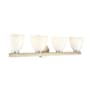 Millennium Lighting Apria 4 Light 33" Wide Vanity Light Modern Gold