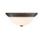 Millennium Lighting 2 Light 13" Wide Flush Mount Bowl Ceiling Fixture Rubbed Bronze