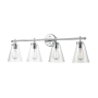 Millennium Lighting Aliza 4 Light 35" Wide Vanity Light Chrome