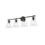 Millennium Lighting Aliza 4 Light 35" Wide Vanity Light Matte Black