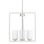 Millennium Lighting Luxx 4 Light 18" Wide Pendant Brushed Nickel