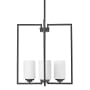 Millennium Lighting Luxx 4 Light 18" Wide Pendant Matte Black