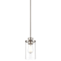 Millennium Lighting Beverlly 5" Wide Mini Pendant Brushed Nickel