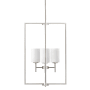 Millennium Lighting Luxx 4 Light 18" Wide Pendant Brushed Nickel