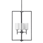 Millennium Lighting Luxx 4 Light 18" Wide Pendant Matte Black