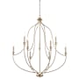 Millennium Lighting Senoia 9 Light 33" Wide Pillar Candle Style Chandelier Modern Gold