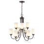Millennium Lighting Ivey Lake 9 Light 26" Wide Chandelier Rubbed Bronze
