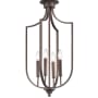 Millennium Lighting 4 Light 14" Wide Taper Candle Pendant Rubbed Bronze