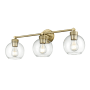 Millennium Lighting Jonatan 3 Light 25" Wide Vanity Light Vintage Brass