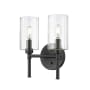 Millennium Lighting Chastine 2 Light 11" Wide Vanity Light Matte Black