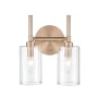 Millennium Lighting Chastine 2 Light 11" Wide Vanity Light Modern Gold