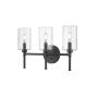 Millennium Lighting Chastine 3 Light 19" Wide Vanity Light Matte Black