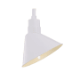 Millennium Lighting RLM 1 Light 12" Wide Outdoor Angle Cone Shade White