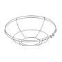 Millennium Lighting RLM 12" Wire Guard Accessory Galvanized