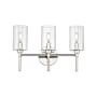 Millennium Lighting Chastine 3 Light 19" Wide Vanity Light Polished Nickel