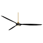 MinkaAire Pierce 84" 3 Blade LED Ceiling Fan with Remote Included Legacy Brass / Coal