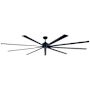 MinkaAire Xtreme 96" 9 Blade Indoor Ceiling Fan with Remote Included Coal